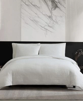 Vera Wang Bark Texture Cotton Jacquard Comforter Set