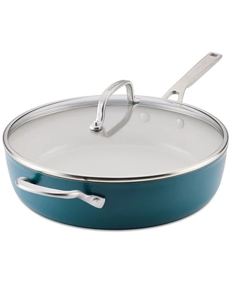 KitchenAid Hard-Anodized Ceramic Induction 5-Qt. Saute Pan with Lid
