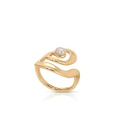 Ettika Aura Swirl Statement Ring