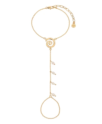 Ettika Aura Mother of Pearl Hand Chain