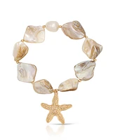 Ettika True Shell Stretch Bracelet Set