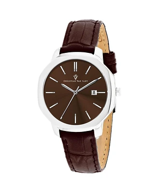 Christian Van Sant Women's Octave Slim Brown Dial Watch - CV0506