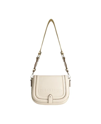 True Religion Bombe Logo Saddle Bag