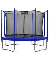 Plexalife Ft Round Trampoline Set with Safety Enclosure System - Backyard Trampoline - Outdoor Trampoline for Kids