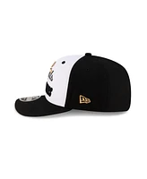 New Era Men's White/Black Indiana Pacers 2025 Nba Finals Champions Parade 9SEVENTY Stretch-Snap Adjustable Hat