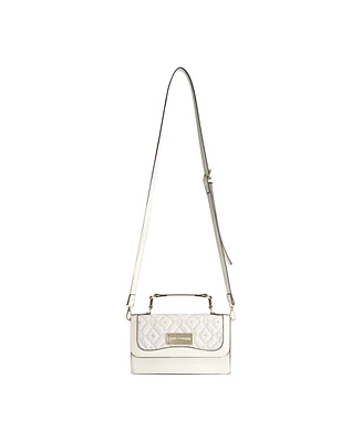 True Religion Studded Denim Flap Bag