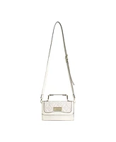 True Religion Studded Denim Flap Bag