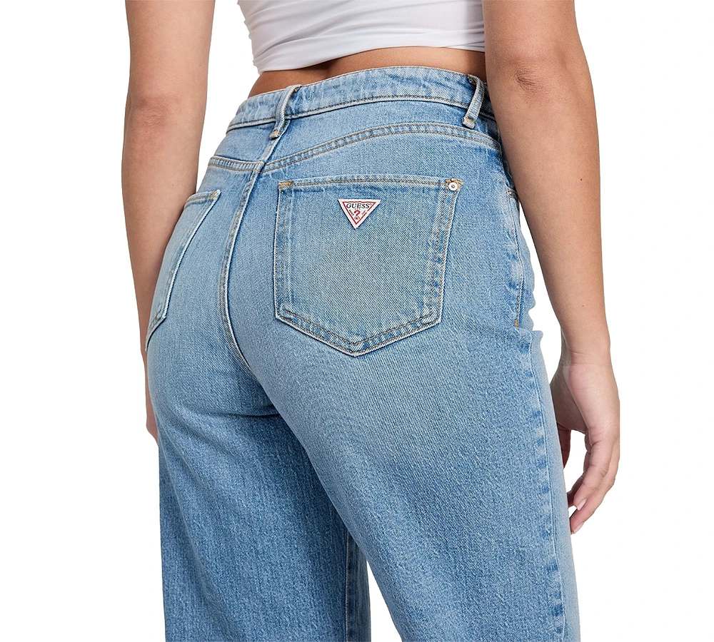 Guess Women's High Rise Straight-Leg Jeans