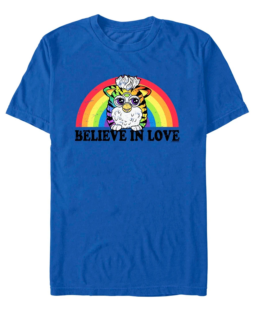 Fifth Sun Men's Furby Loves Short Sleeve T-Shirt