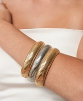 Ettika Flex Snake Chain Stretch Bracelet Set