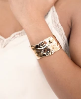 Ettika Thick Sculpted Cuff Bracelet
