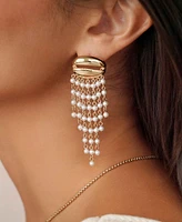Ettika Mykonos Shell Dangle Earrings