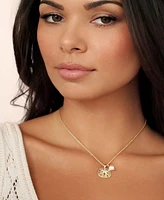 Ettika Sand Dollar Pendant Charm Necklace