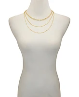 Vince Camuto Layered Chain Necklace Trio Set