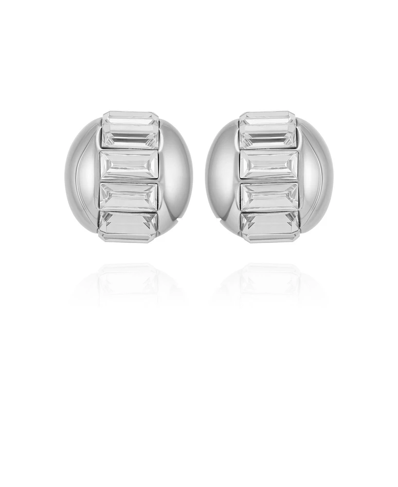 Vince Camuto Baguette Crystal Stud Earrings