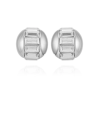 Vince Camuto Baguette Crystal Stud Earrings