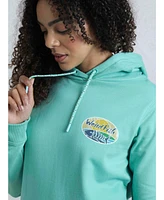 Weird Fish Women's Back Print Popover Hoodie
