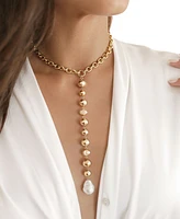 Ettika Deep Drop Lariat Necklace
