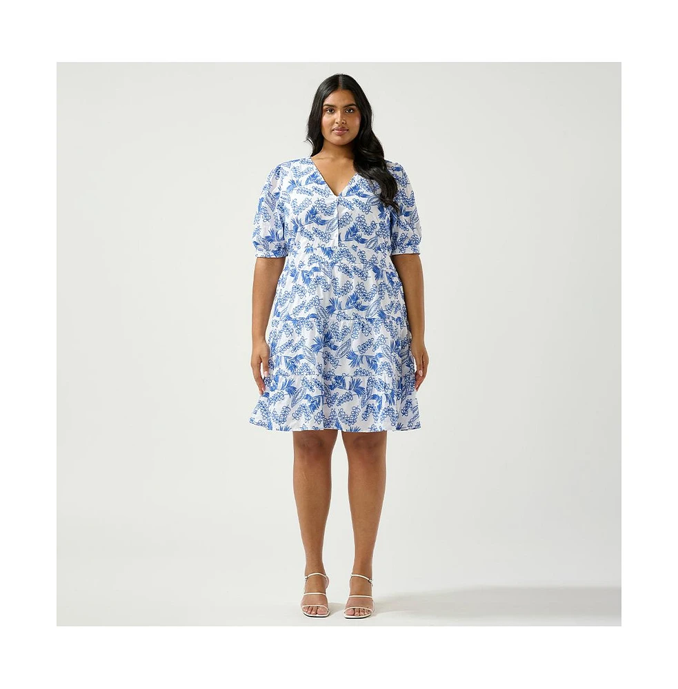 Estelle La Croisette Embroidered Dress