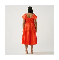 Estelle Ana Tiered Midi Dress
