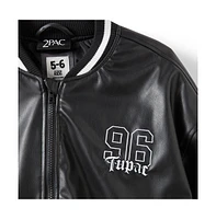 Cotton On Boys Little/Big License Faux Leather Bomber Jacket