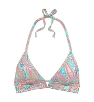 Lascana Women's Paisley Print Triangle Bikini Swimsuit Top