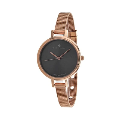 Christian Van Sant Women's Grace Grey Dial Watch - CV0286