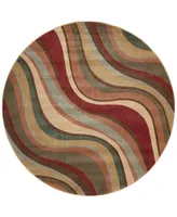 Closeout! Nourison Home Somerset Wave 5'6" Round Rug