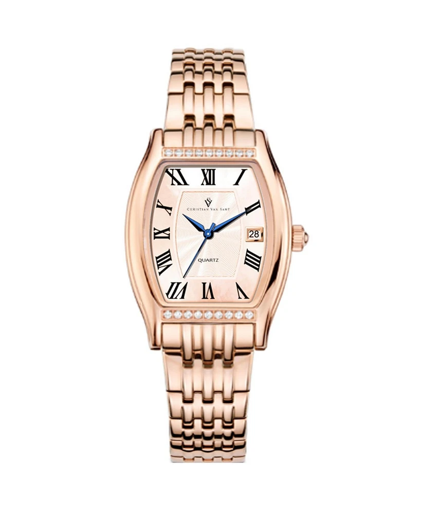 Christian Van Sant Women's Gemma Rose gold Dial Watch