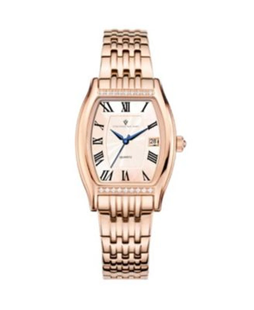 Christian Van Sant Womens Gemma Rose Gold Dial Watch Cv2453