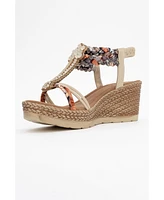 Prologue Shoes Sogno Rhinestone Espadrille Sandal (Women)