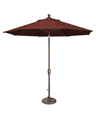 Mondawe 9FT Octagon Patio Umbrella with Push-Button Tilt