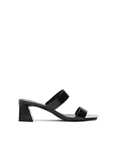 Schutz Women's Chantal Mid Heel Slide Sandals