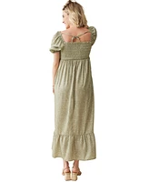 Ingrid + Isabel Maternity Shower Maxi Dress