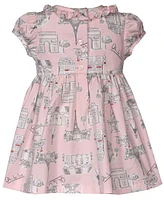 Bonnie Baby Girls Paris Smocked Dress