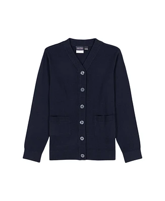 Nautica Big Girls Solid Cardigan Sweater