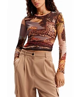 Desigual Women's M. Christian Lacroix tailored trousers