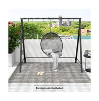 Patio Metal Swing Stand with A-Shaped Structure