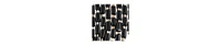 Sohi Women's Black Beaded Strand Drop Earrings