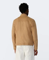 Furniq Uk Men's Suede Bomber Jacket, Created for Macy's