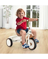 Kids Tricycle Toddler Trike with Adjustable Seat & Storage Basket 3 Wheel Bike