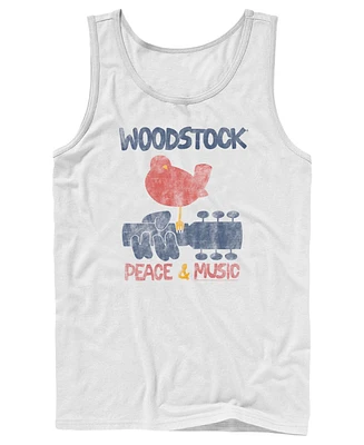 Fifth Sun Men's Peace and Music Tank Top