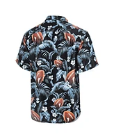 Tommy Bahama Men's Navy Michigan Wolverines Veracruz Cay First Down Blooms Button-Up Shirt