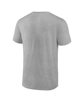 Fanatics Mto Label Men's Heather Gray Texas Longhorns Primary Logo T-Shirt