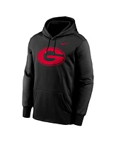 Nike Men's Black Georgia Bulldogs Primetime Endzone Performance Pullover Hoodie