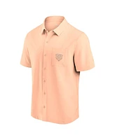 Fanatics Men's Light Pink Chicago Bears Front Office Button-Up Shirt