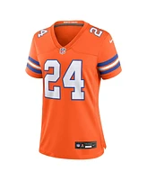 Nike Women's Champ Bailey Orange Denver Broncos Mile High Collection 1977 Throwback Retired Player Game Jersey