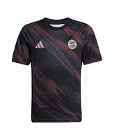 Adidas Big Boys and Girls Black Bayern Munich 2025/26 Pre-Match Jersey