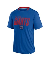 Fanatics Men's Royal New York Giants Defender Fade Slant T-Shirt