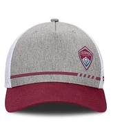 Fanatics Men's Heather Gray Colorado Rapids Low Block Trucker Adjustable Hat